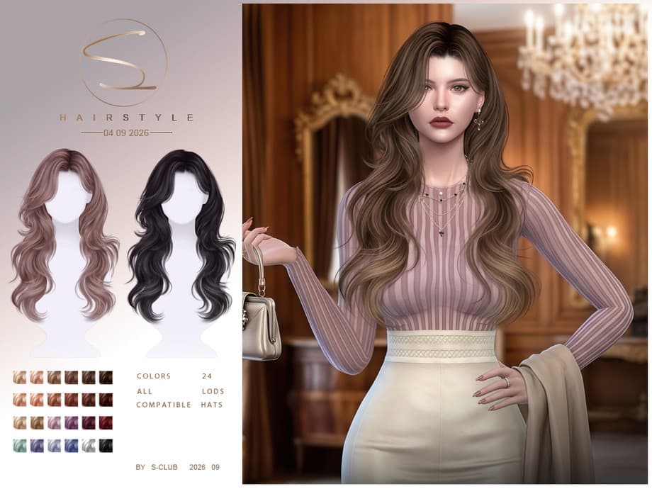 Прическа Wavy curls hair